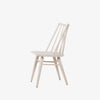 Four Hands Lewis Windsor Chair in Off White on a white background