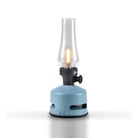 Light and Sound LED Lantern with Speaker in Sky Blue on a white background at Addison West