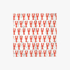 Lobsters Cocktail Napkin on a white background