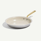 Made In CeramiClad™ 12” Non-stick Fry Pan in Antique Brass on a white background at Addison West