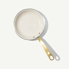 Made In CeramiClad™ 8” Non-stick Fry Pan in Antique Brass on a white background at Addison West