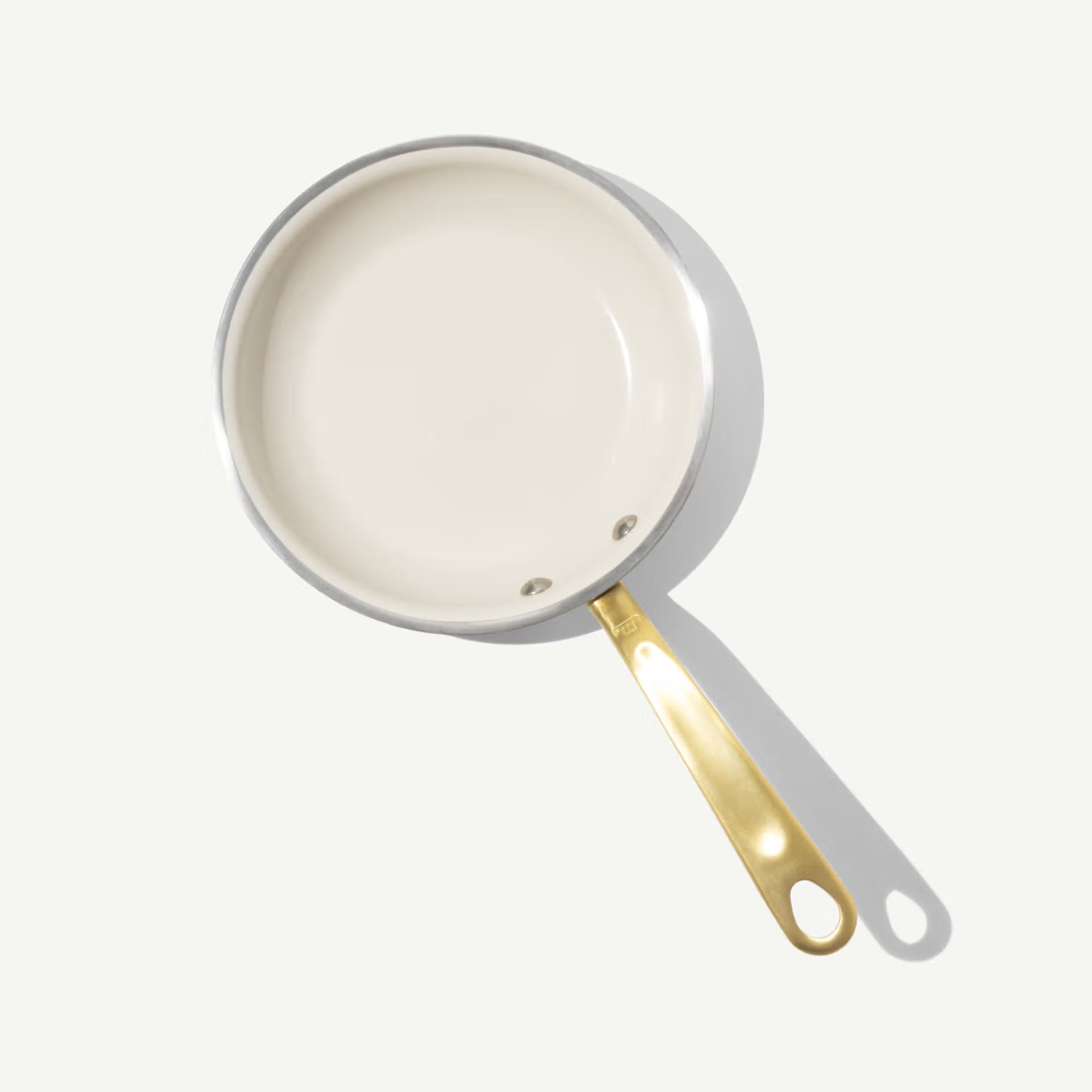 Made In CeramiClad™ 8” Non-stick Fry Pan in Antique Brass on a white background at Addison West