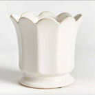 Small Maline Footed Pot on a white background at Addison West