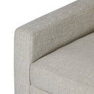 Close up of Marquez Sleeper Chair in Alameda Snow on a white background