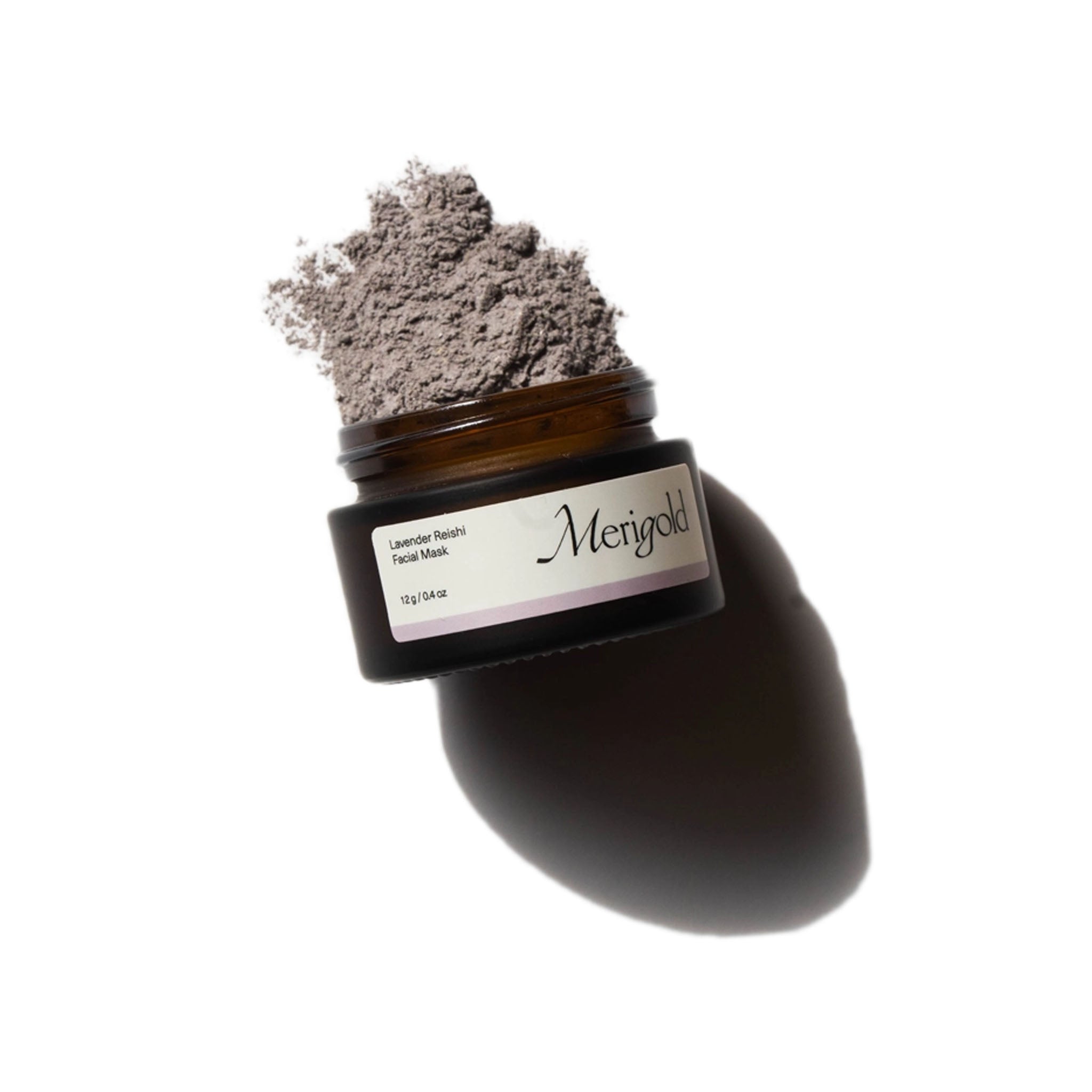 Merigold Lavender Reishi Facial Mask jar on a white background