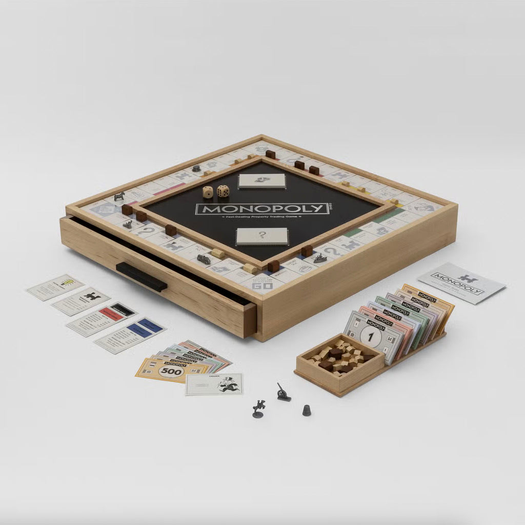 WS games company Monopoly Luxe Maple Edition on a white background