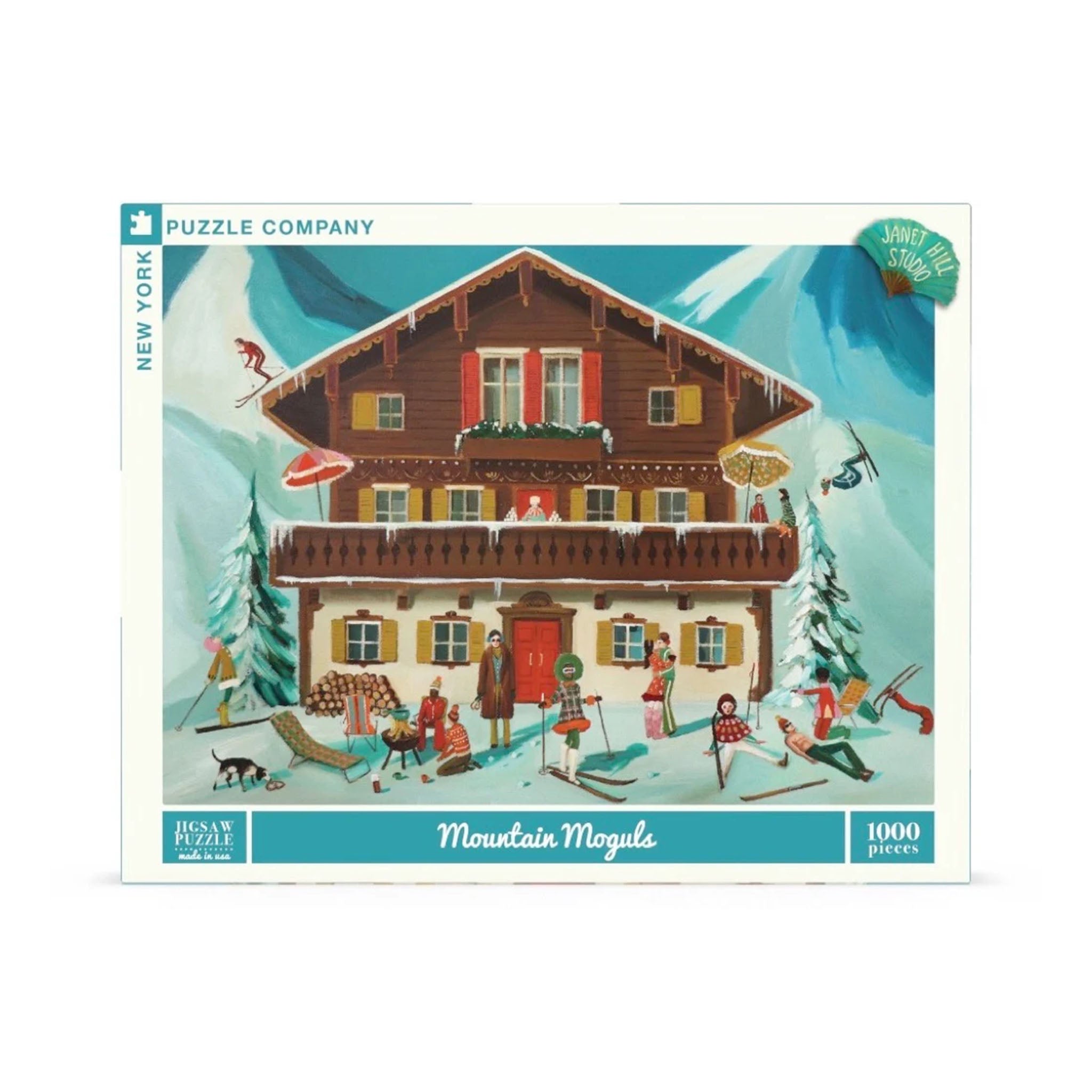 Mountain Moguls 1000 Piece Puzzle - Addison West 