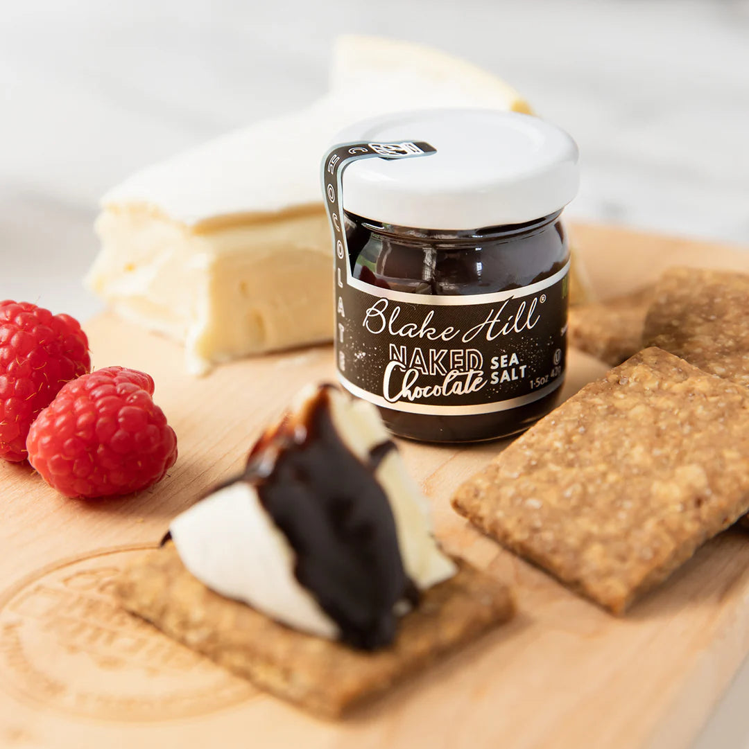 Blake Hill Jam Sampler Gift Box on a charcuterie board at Addison West