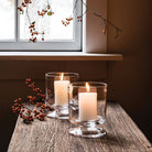 Nantucket Hurricane, Set of 2 Small on a wood table at Addison West
