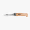 Opinel No.08 Folding Knife opened on a white background