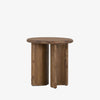 Four Hands furniture brand Four Hands Paden End Table in Brown Acacia on a white background