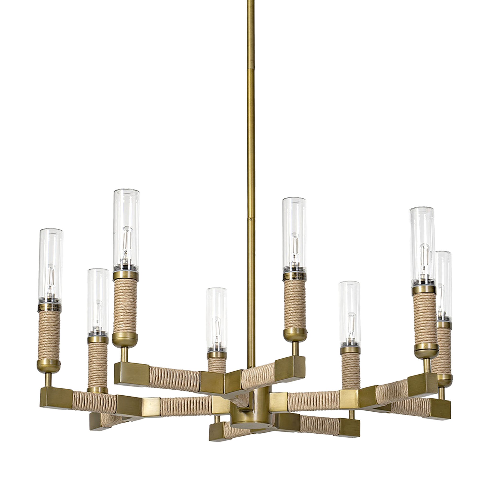 Palecek Carolina Outdoor Chandelier, Large on white background at the Addison West.