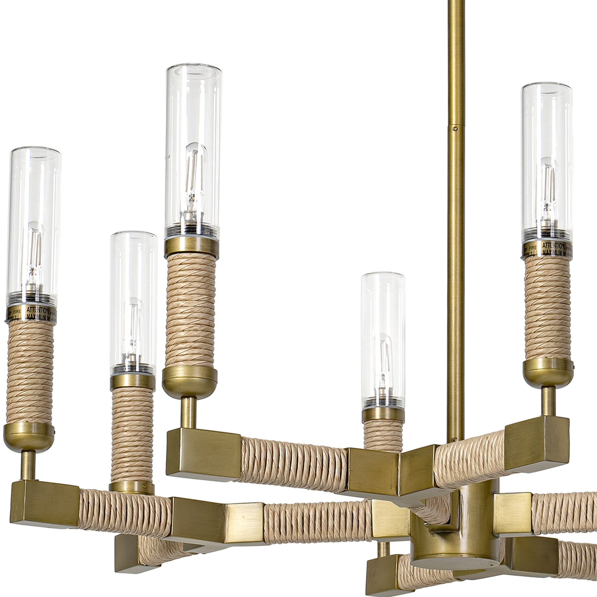 Palecek Carolina Outdoor Chandelier, Large on white background at the Addison West.