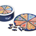 Liberty Puzzle Paper Hearts on a white background at Addison West