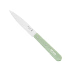 Opinel No.112 Paring Knife in Sage Green on a white background at Addison West