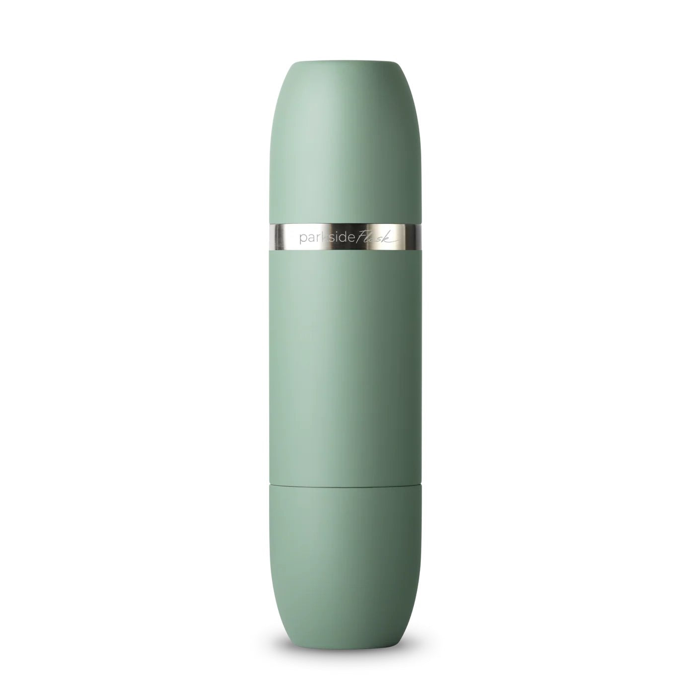 High Camp Parkside Flask in Juniper Green on a white background at Addison West