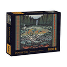 Pendleton Salmon Falls 1000-Piece Puzzle on a white background at Addison West