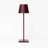 Poldina Pro Table Lamp in Bordeaux on a white background