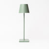 Poldina Pro Table Lamp in Sage Green on a white background