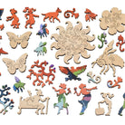 Liberty Puzzle Poppy on a white background at Addison West