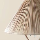 Close up of Delphine Table Lamp on a beige background