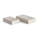 Rectangular Armani Marble Boxes Set of Two - Addison West 
