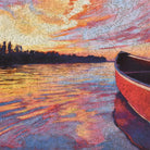 Liberty Puzzles Red Canoe on a white background at Addison West