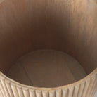 Reece Reeded Side Table in Natural - Addison West 