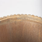 Reece Reeded Side Table in Natural - Addison West 