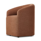 Rhett Dining Chair in Bartin Rust on a white background at Addison West