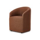 Rhett Dining Chair in Bartin Rust on a white background at Addison West
