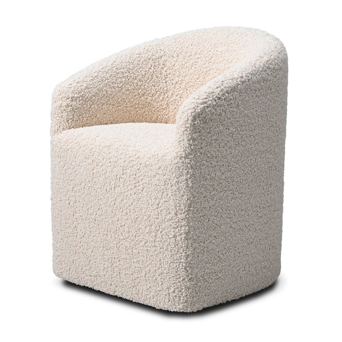 Rhett Dining Chair in Harben Ivory on a white background at Addison West
