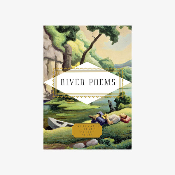 Front cover of book River Poems part of the Everyman's Library Pocket Poets collection