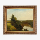 River View Scenic By John Kensett Painting Print On Canvas - Addison West 