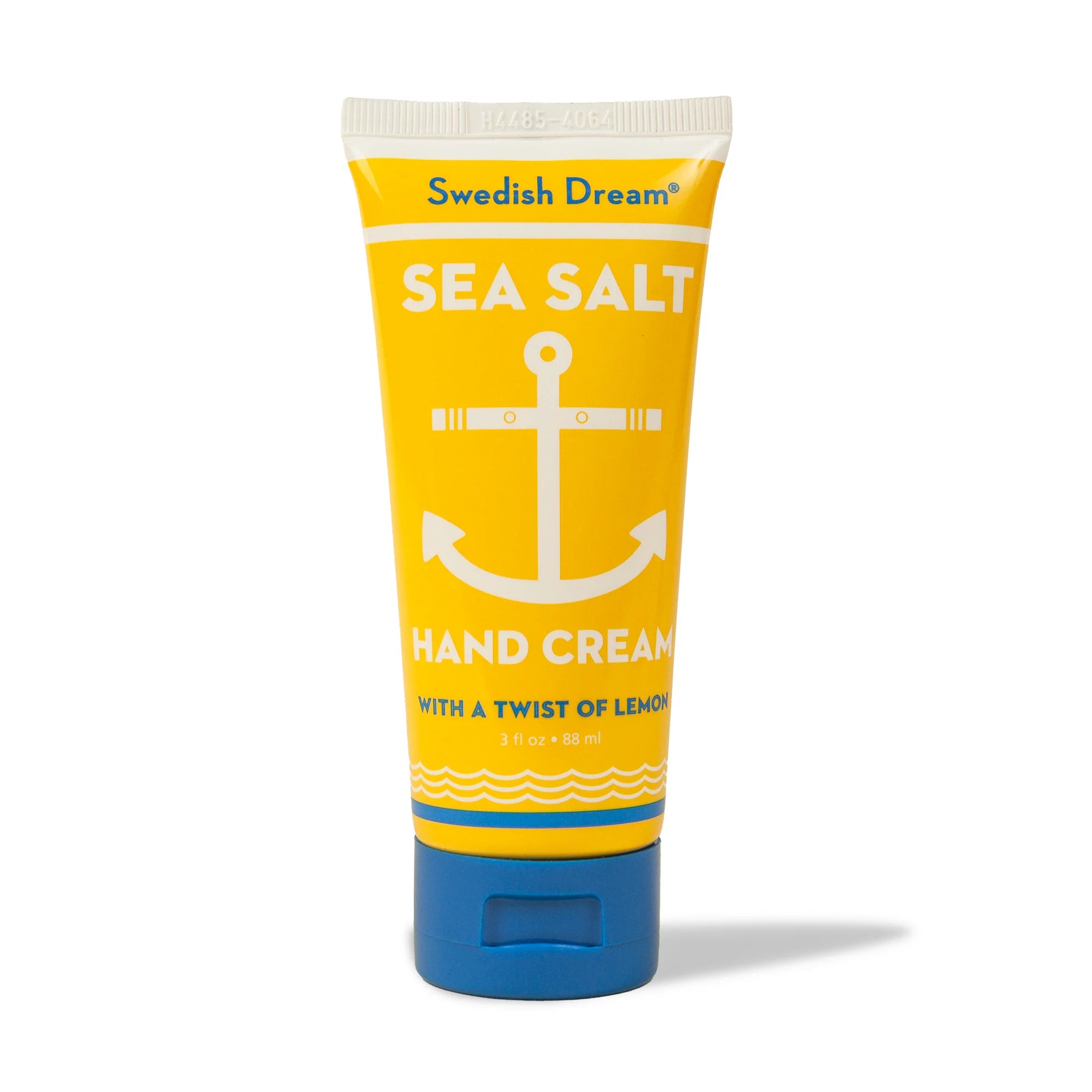 Tube of Swedish Dream Sea Salt Hand Cream on a white background