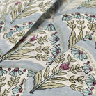 Close up of Serenity Block Print Kimono at Addison West