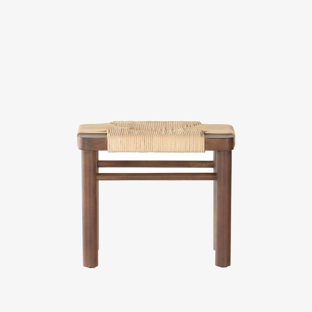 Four Hands Shona Stool in Vintage Cotton on a white background