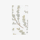 Caspari guest napkins with  branch and white berries on a white background