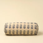 Sita Block Print Bolster on a beige background at Addison West