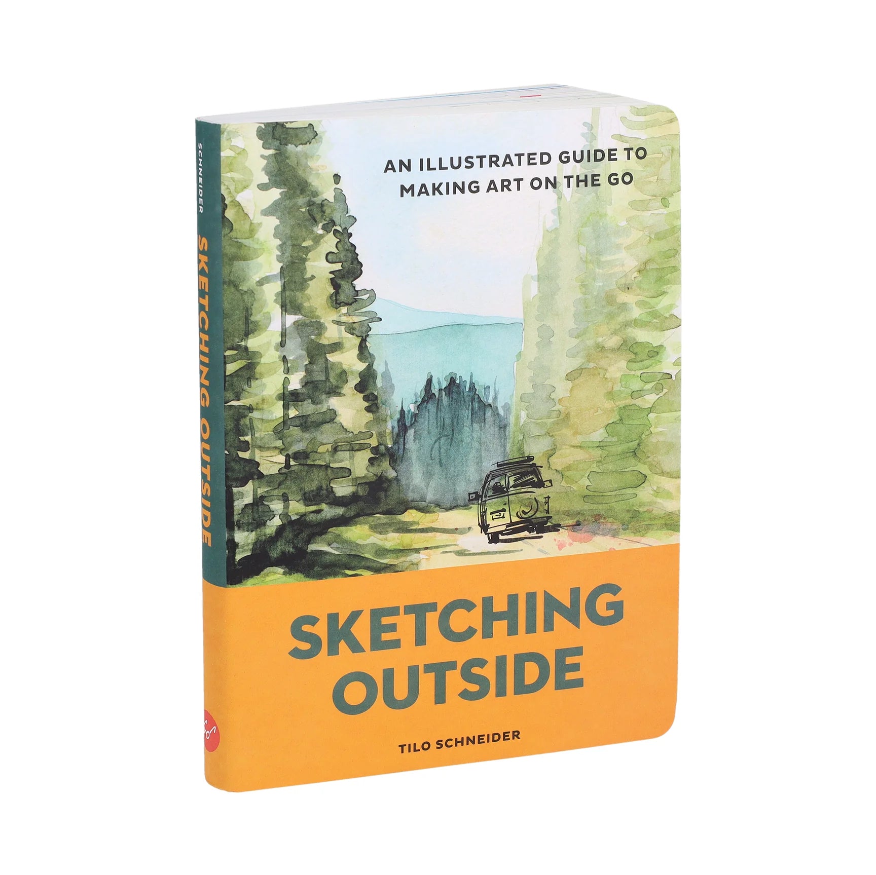 Sketching Outside: An Illustrated Guide To Making Art On The Go By Tilo Schneider on a white background at Addison West