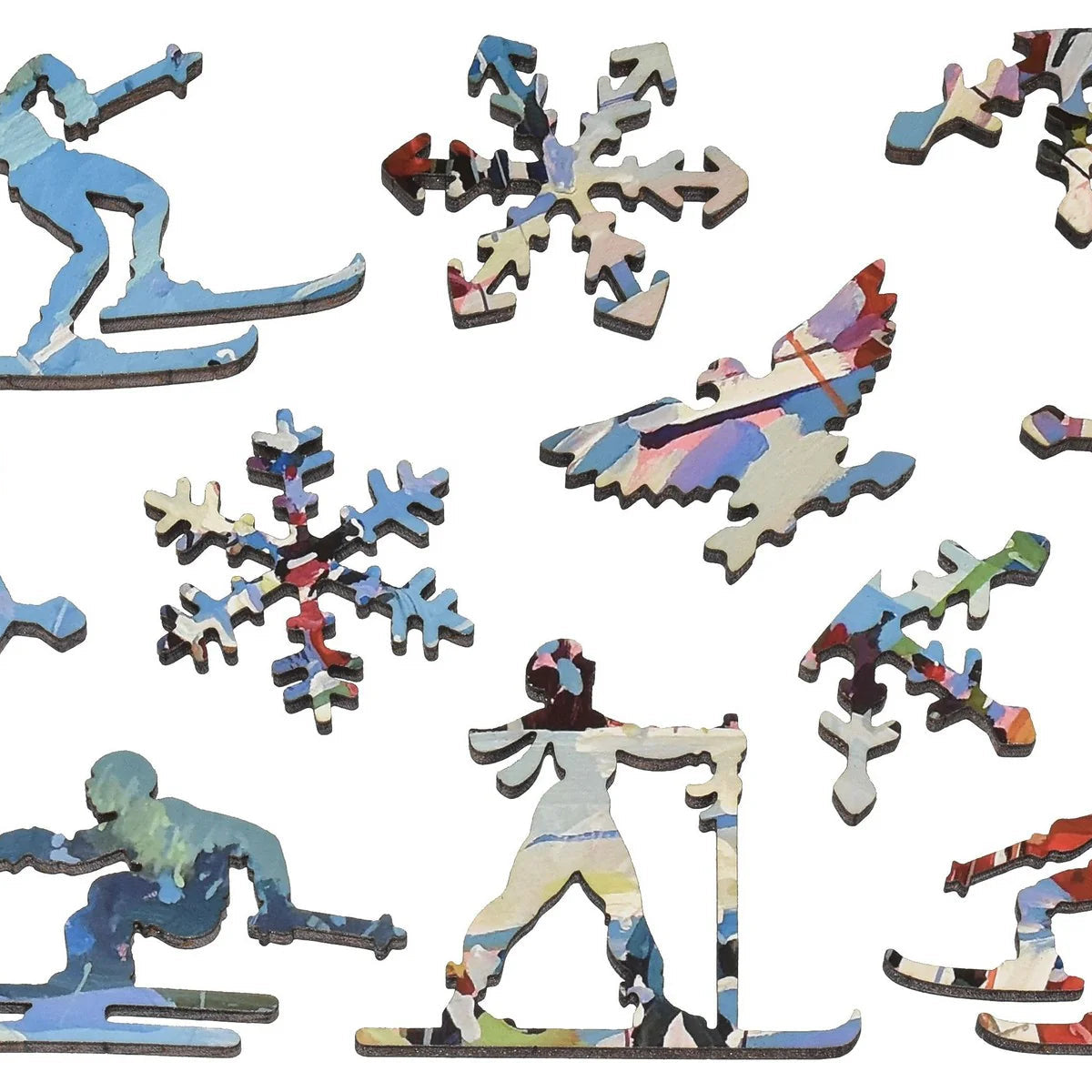 Liberty Puzzle Ski School on a white background at Addison West