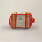 Small Pouch N°42 in Bari Spritz on a beige background at Addison West