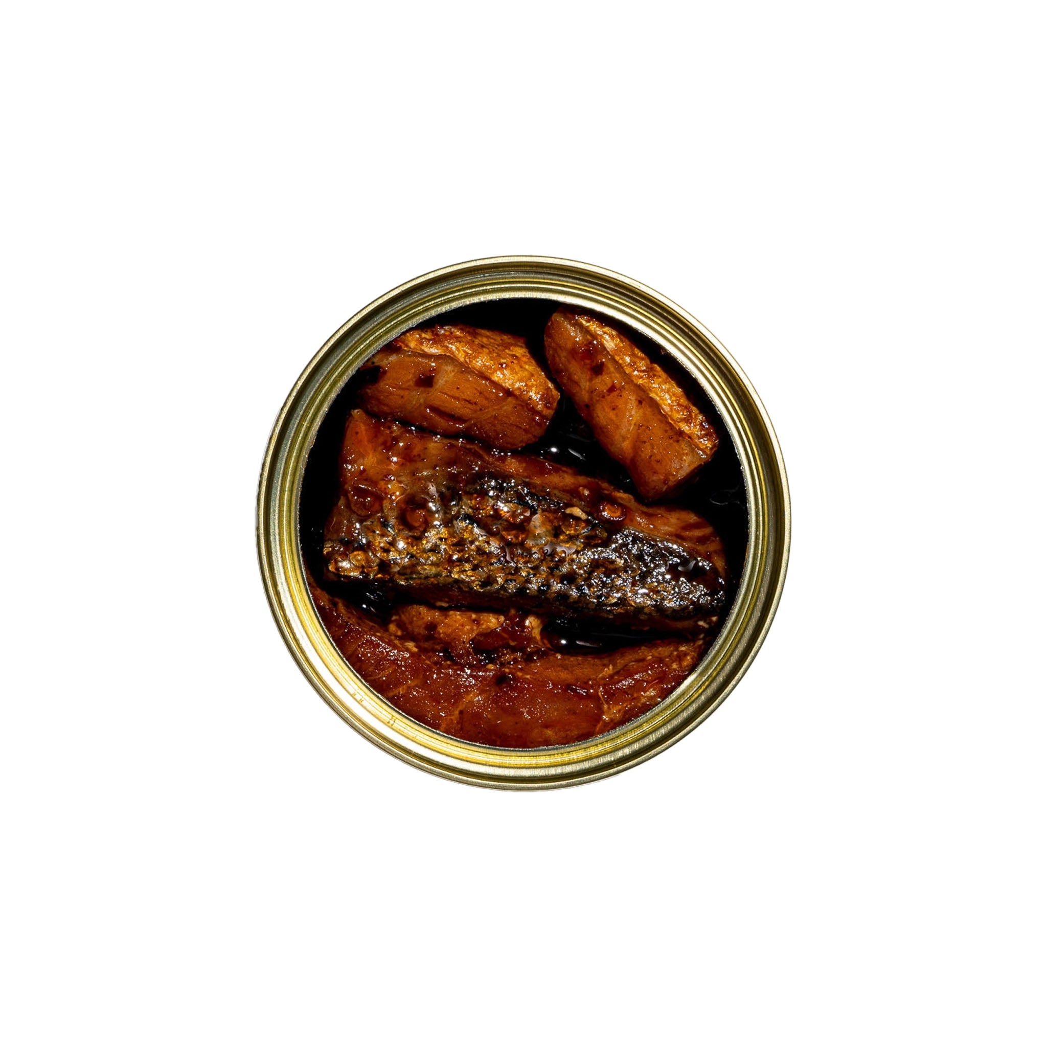 Smoked Salmon with Fly By Jing Sichuan Chili Crisp on a white background at Addison West