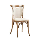 Split Shoulder Dining Chair, Set of 2 on a white background at Addison West