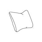 CR Laine custom throw pillow 18x18 illustration on a white background at Addison West