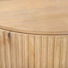 Talia Reeded Half Moon Cabinet in Natural - Addison West 