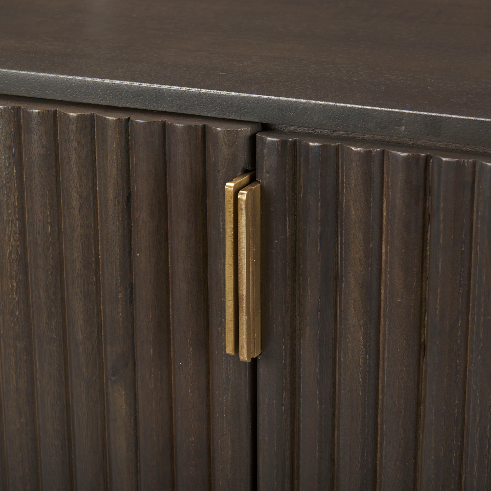 Talia Reeded Sideboard in Mocha - Addison West 