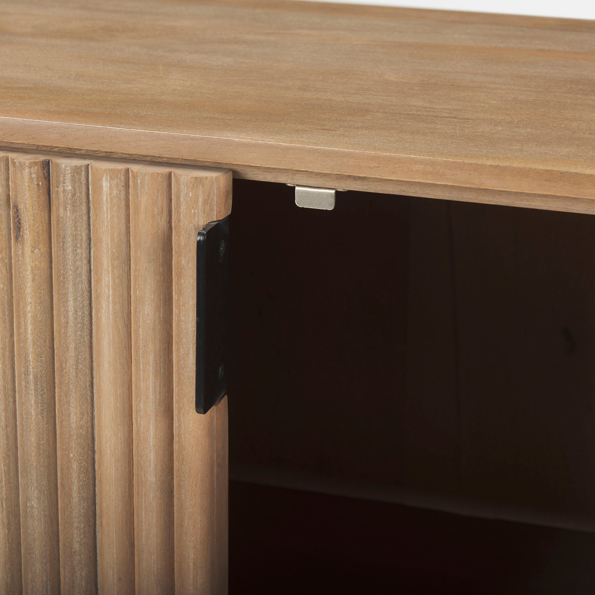 Talia Reeded Sideboard in Natural - Addison West 