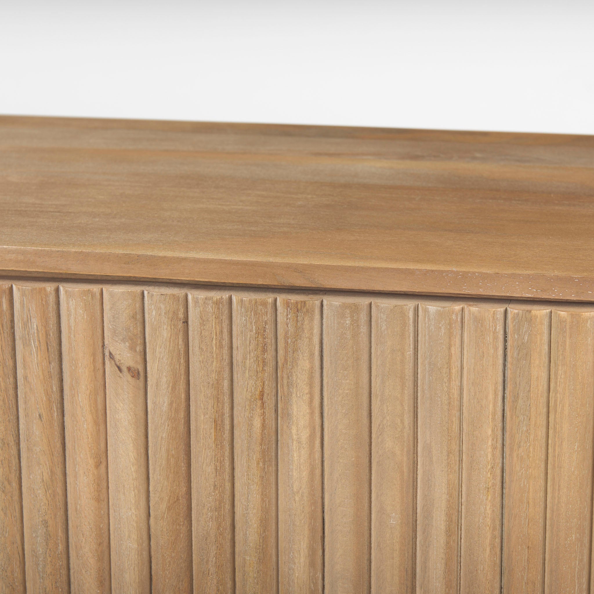 Talia Reeded Sideboard in Natural - Addison West 
