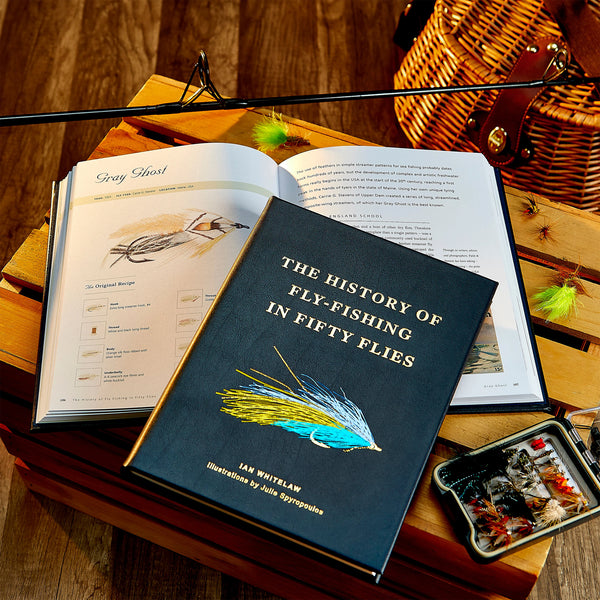 The History of Fly Fishing in Fifty Flies - Leather Bound Edition